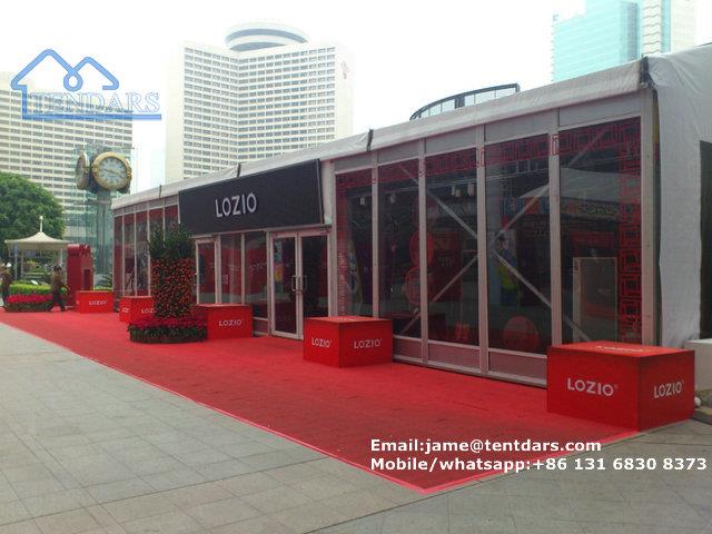 glass expo marquee