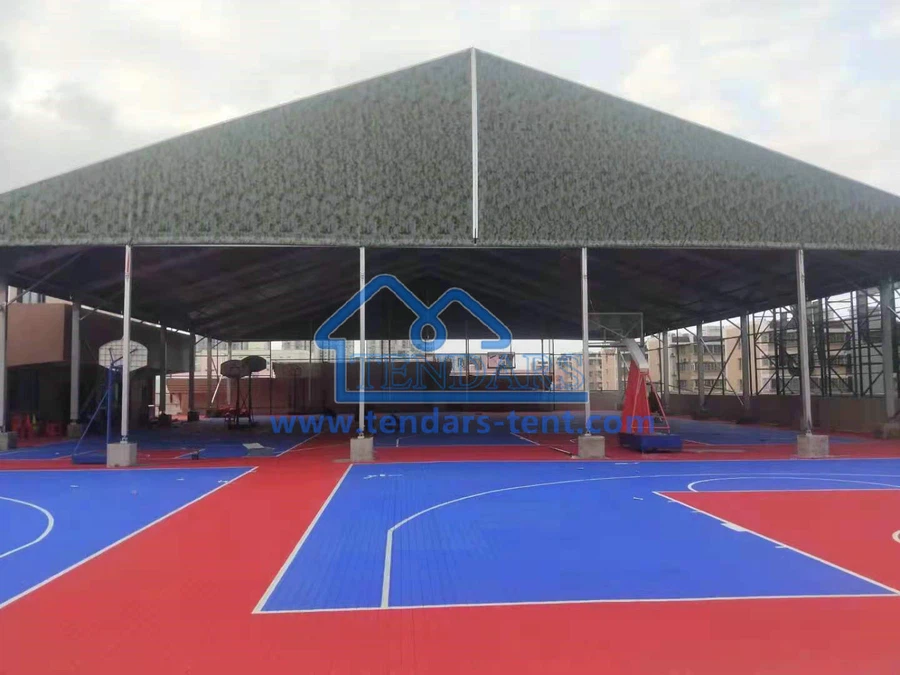 Basketball court tent Basketball court tent