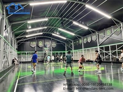 Tenda lapangan basket aluminium besar