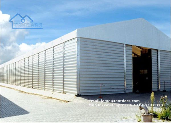 Suspensi Panas Panel Sandwich Tenda Penyimpanan Industri Marquee Dijual